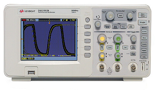 DSO1052B 示波器，50 MHz、2 通道